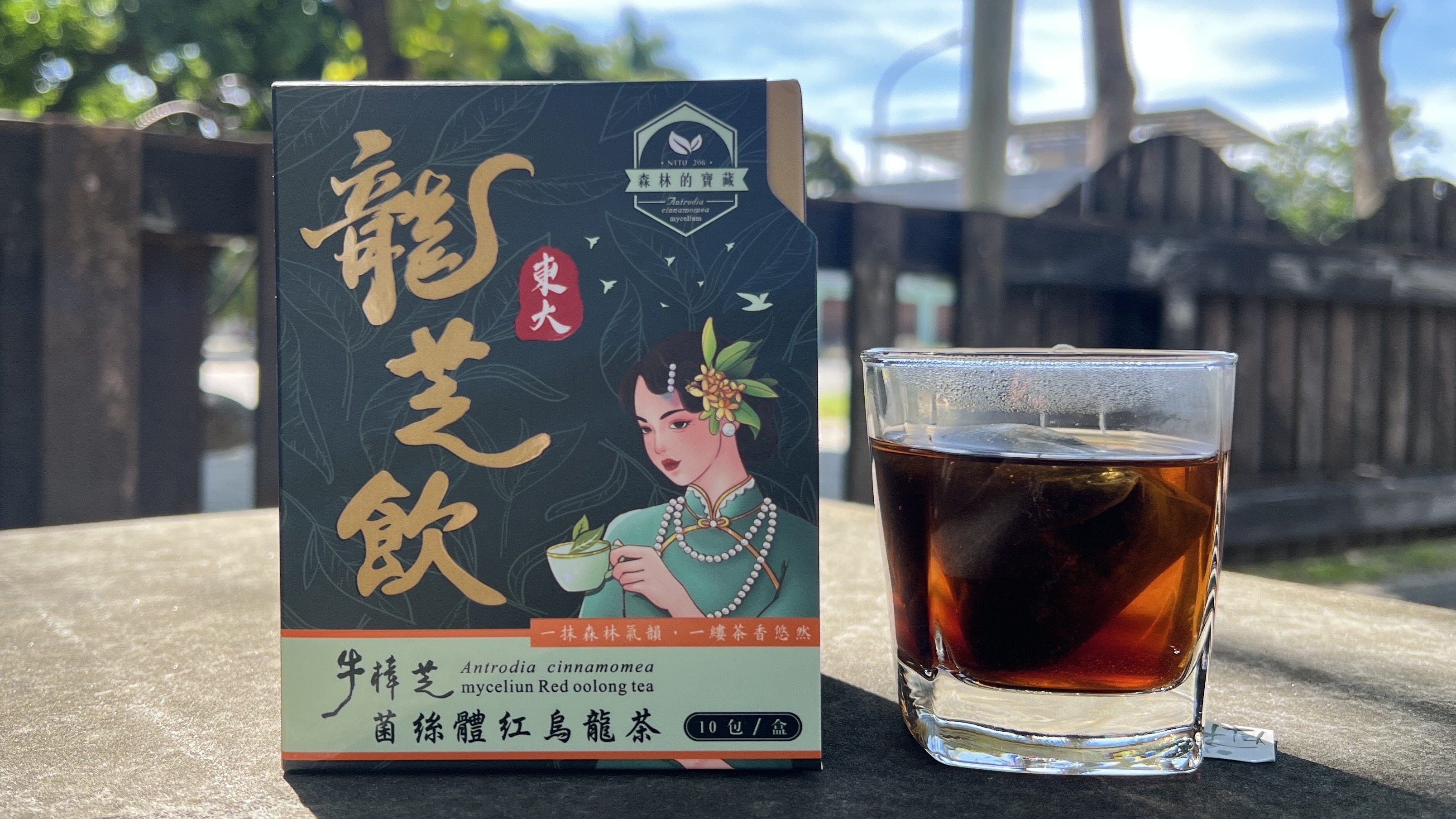 【新品上市】東大龍芝飲（牛樟芝菌絲體紅烏龍茶）